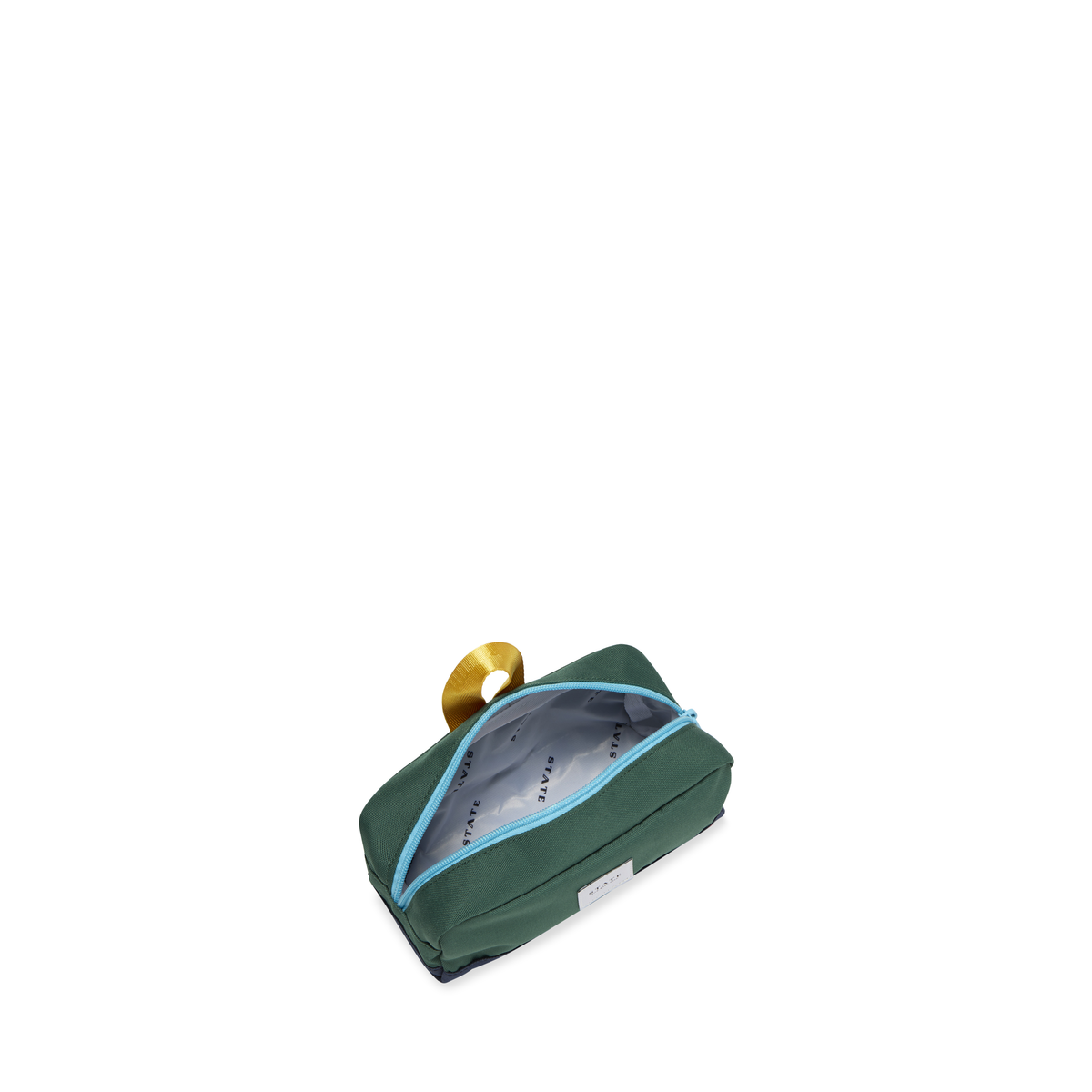 STATE Clinton Pencil Case - Green/Navy