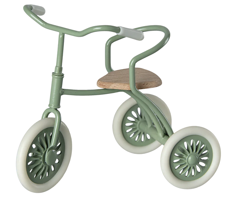 Maileg Abri a Tricycle, Mouse - Green