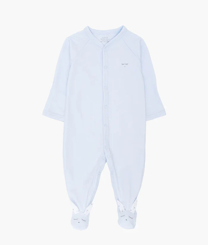 Livly Bunny Simplicity Footie - Blue