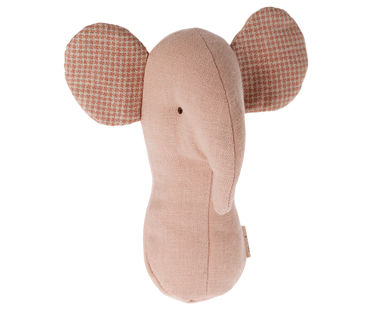 Maileg Lullaby Friends - Elephant Rattle - Rose