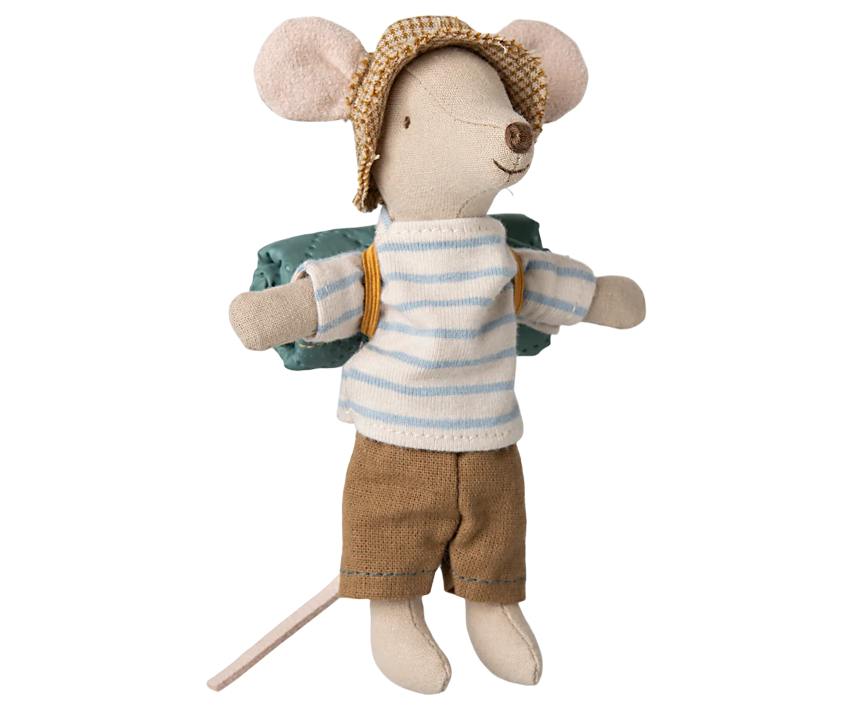 Maileg Hiker Mouse - Big Brother - Stripes