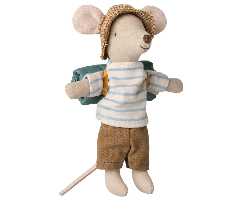 Maileg Hiker Mouse - Big Brother - Stripes