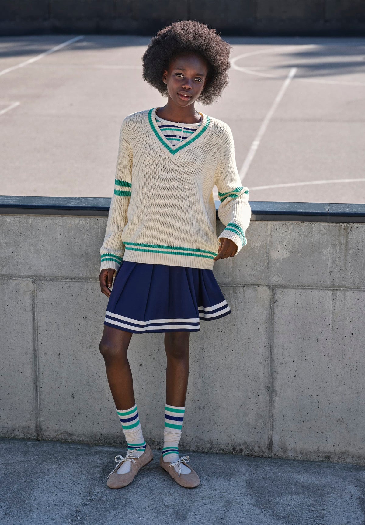Molo Barb Skirt - Navy Blazer
