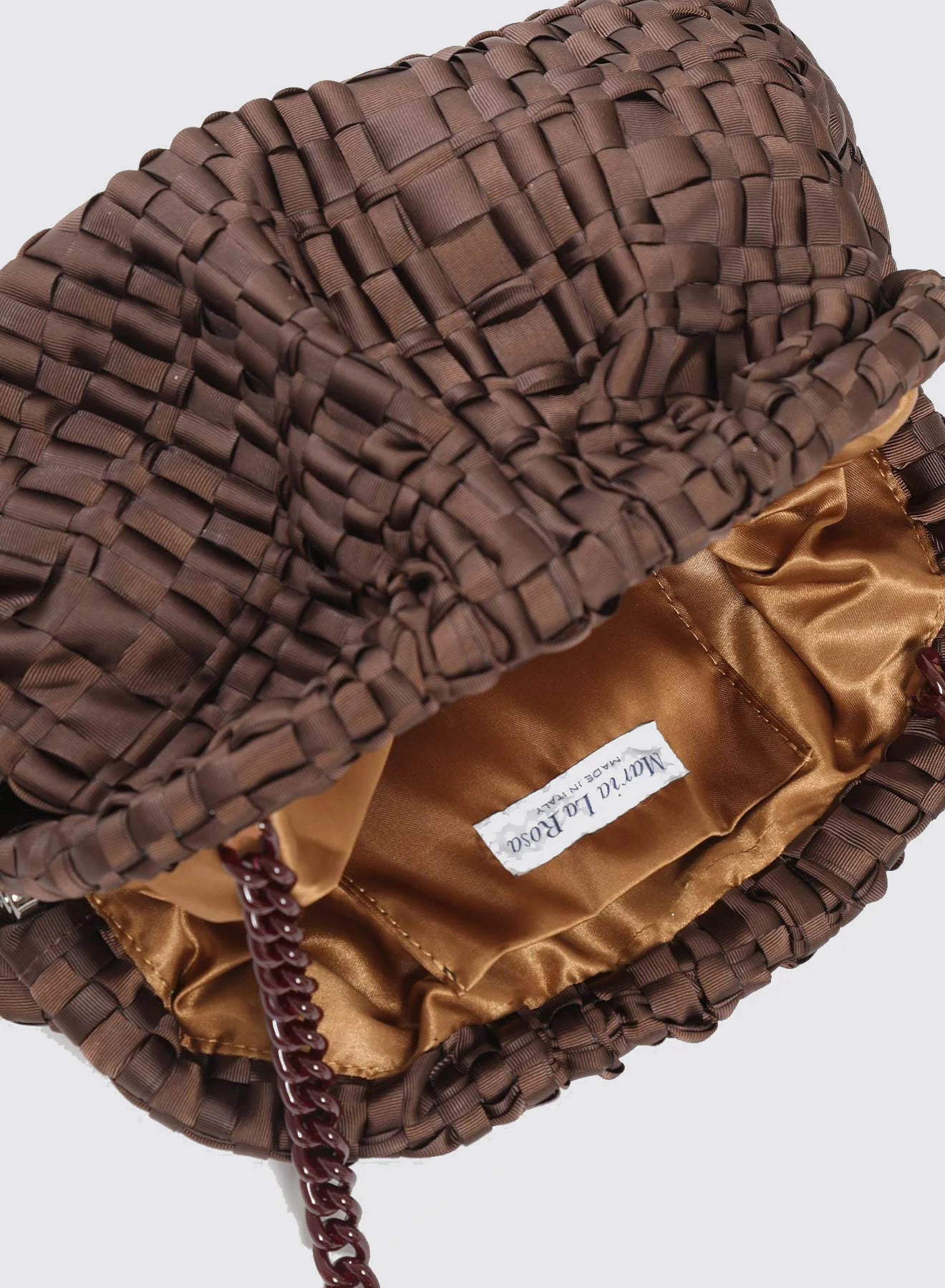 Maria La Rosa Game Bag - Dark Brown