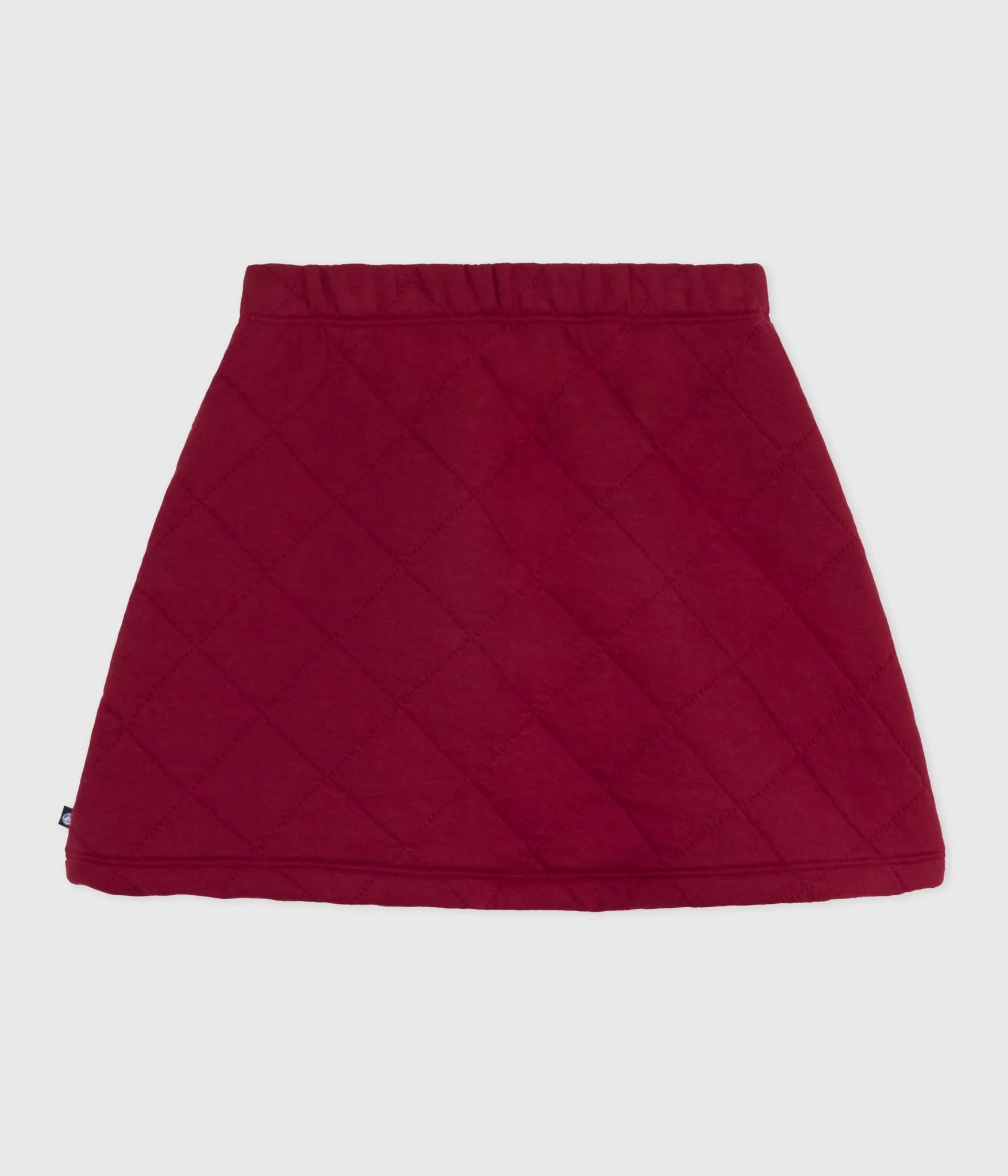 Petit Bateau Quilted Skirt with Heart Details