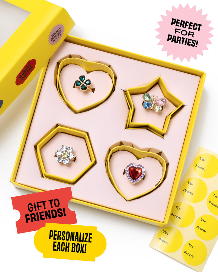 Super Smalls Little Luxuries Shareable Ring Set (Ring x4)