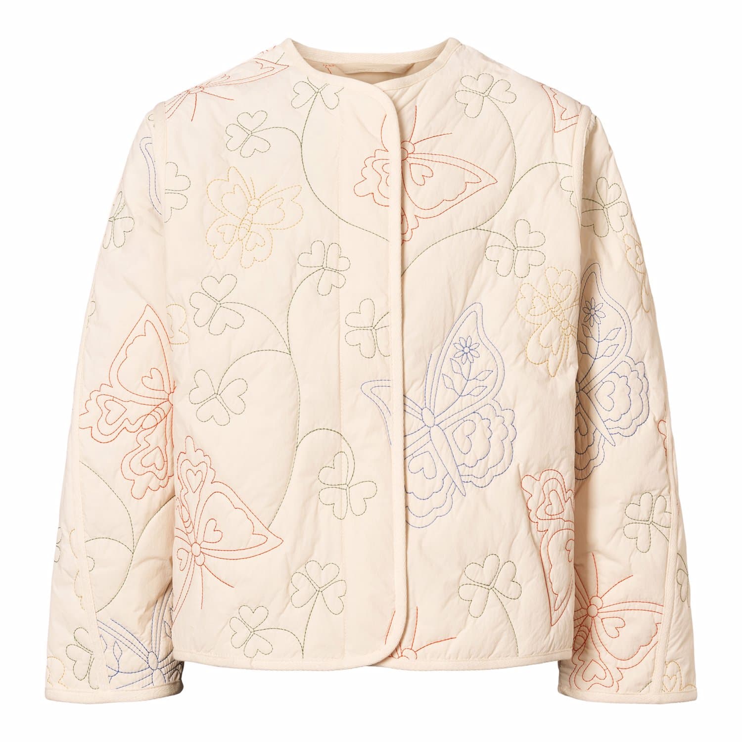 Molo Holey Jacket - Pearled Ivory