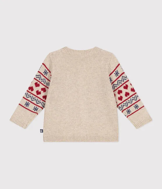Petit Bateau Baby Jacquard Cardigan