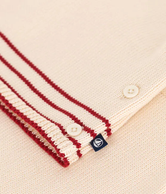 Petit Bateau Baby Knit Set with Stripes