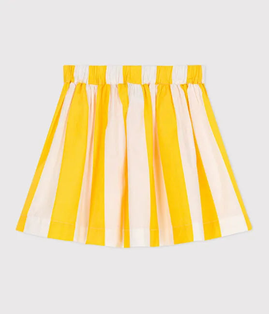 Petit Bateau Stripy Cotton Skirt