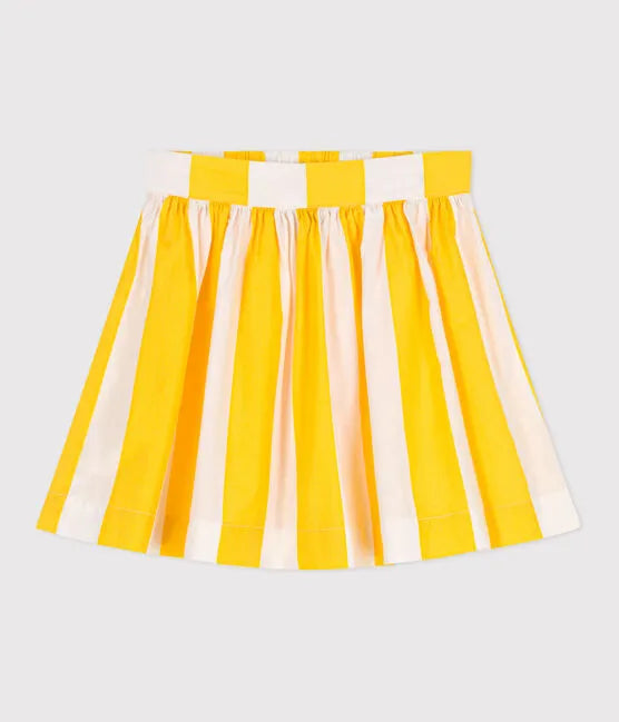 Petit Bateau Stripy Cotton Skirt