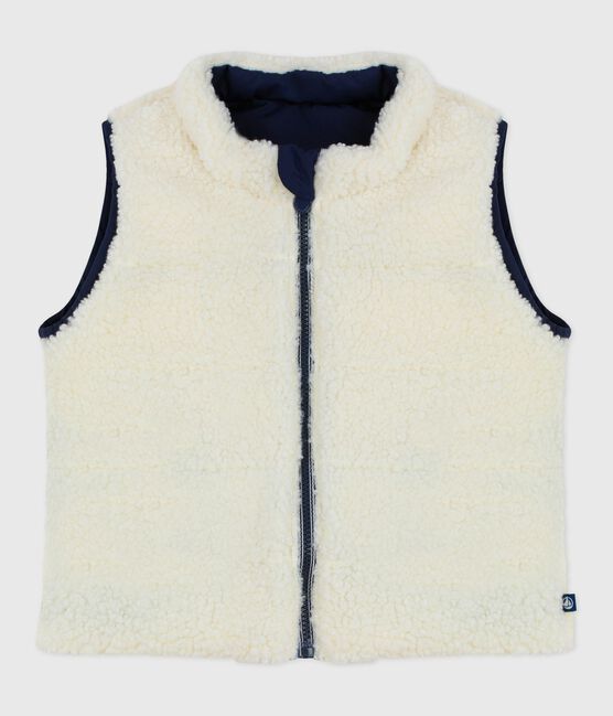 Petit Bateau Baby Reversible Vest - Navy