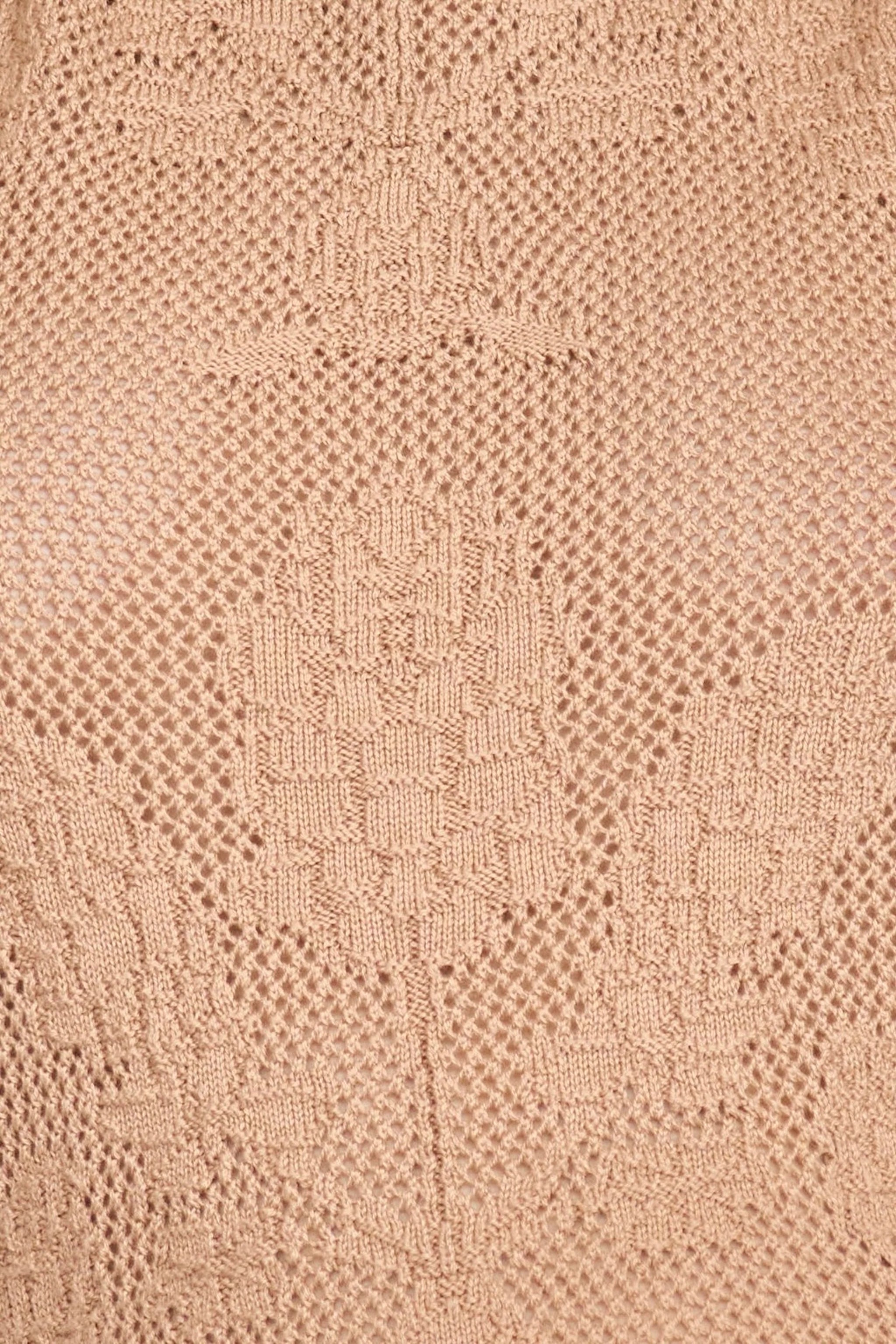 MIRTH Salzburg Floral Knit Tank - Biscuit