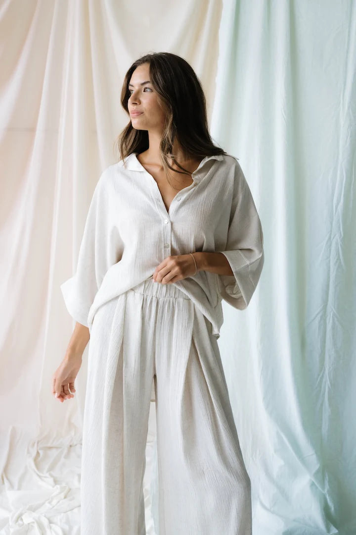 Natalie Busby Getaway Pant - Natural