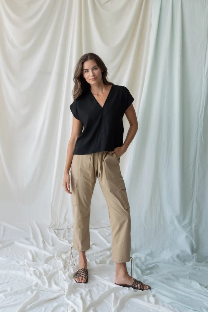 Natalie Busby Cargo Slouch Pant - Olive
