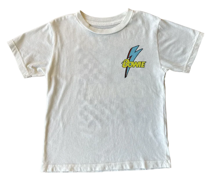 Rowdy Sprout David Bowie Checkered Bolt Tee