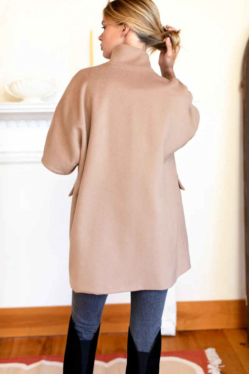 Emerson Fry Layering Jacket - Camel Wool Cashmere