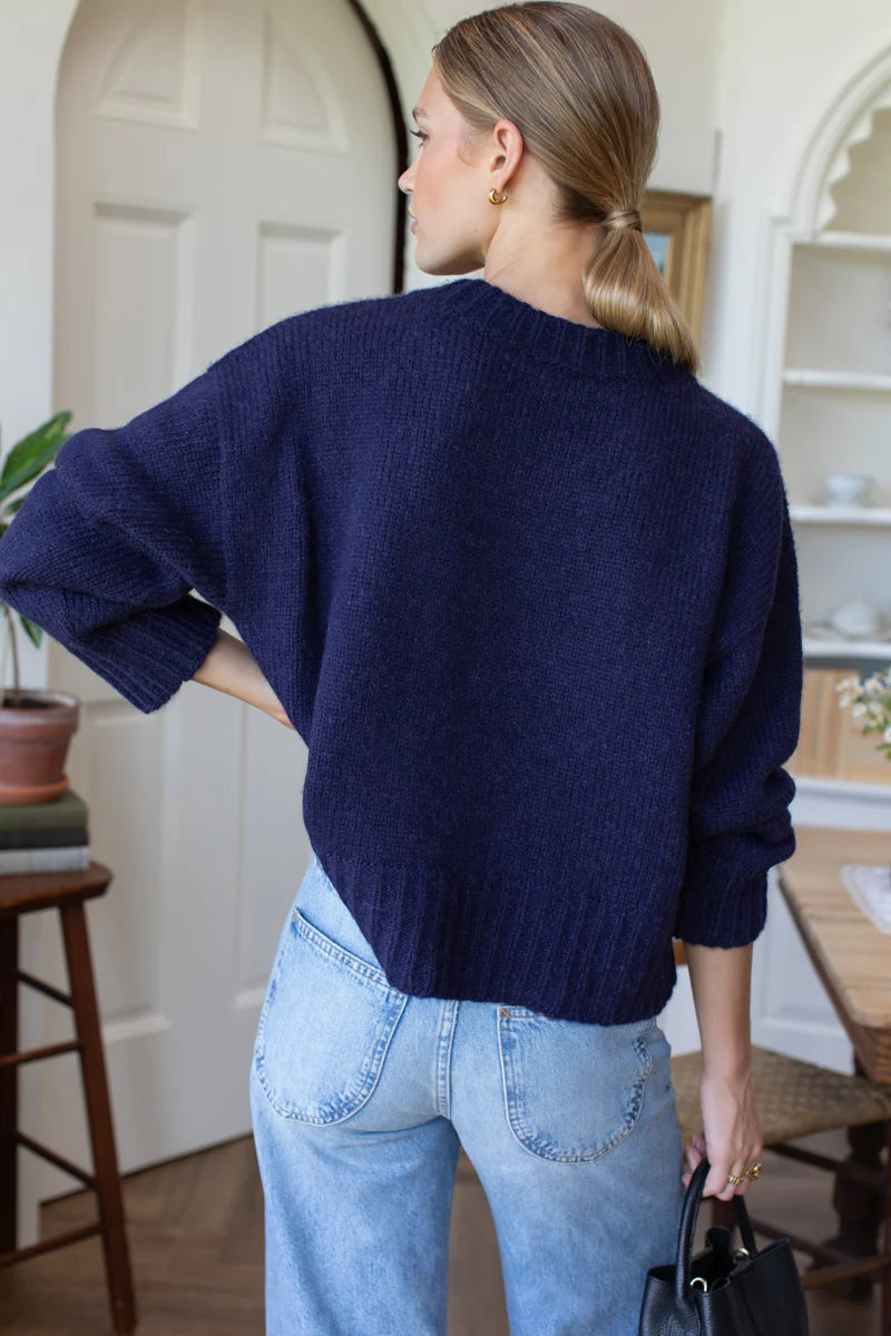 Emerson Fry Cozy Sweater - Navy