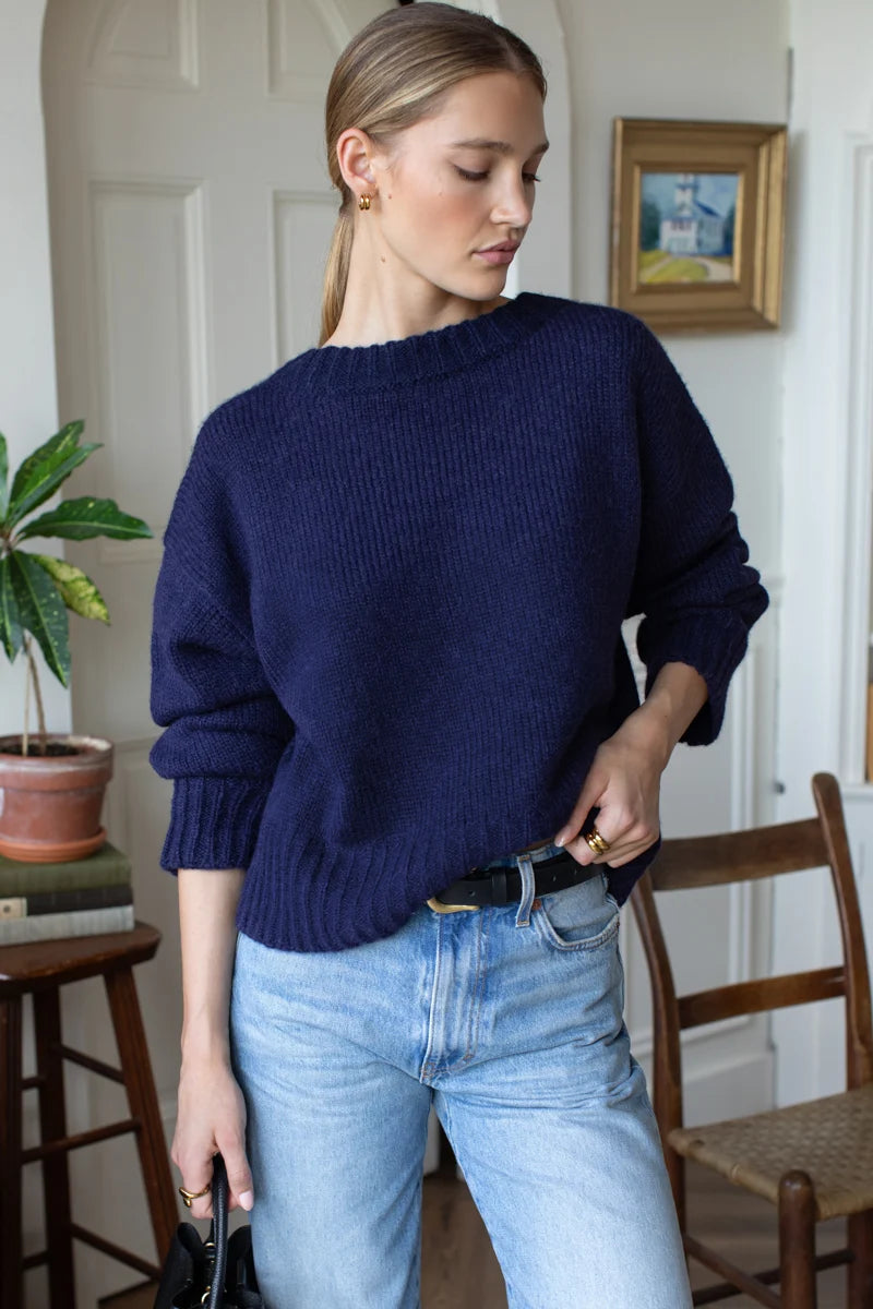 Emerson Fry Cozy Sweater - Navy