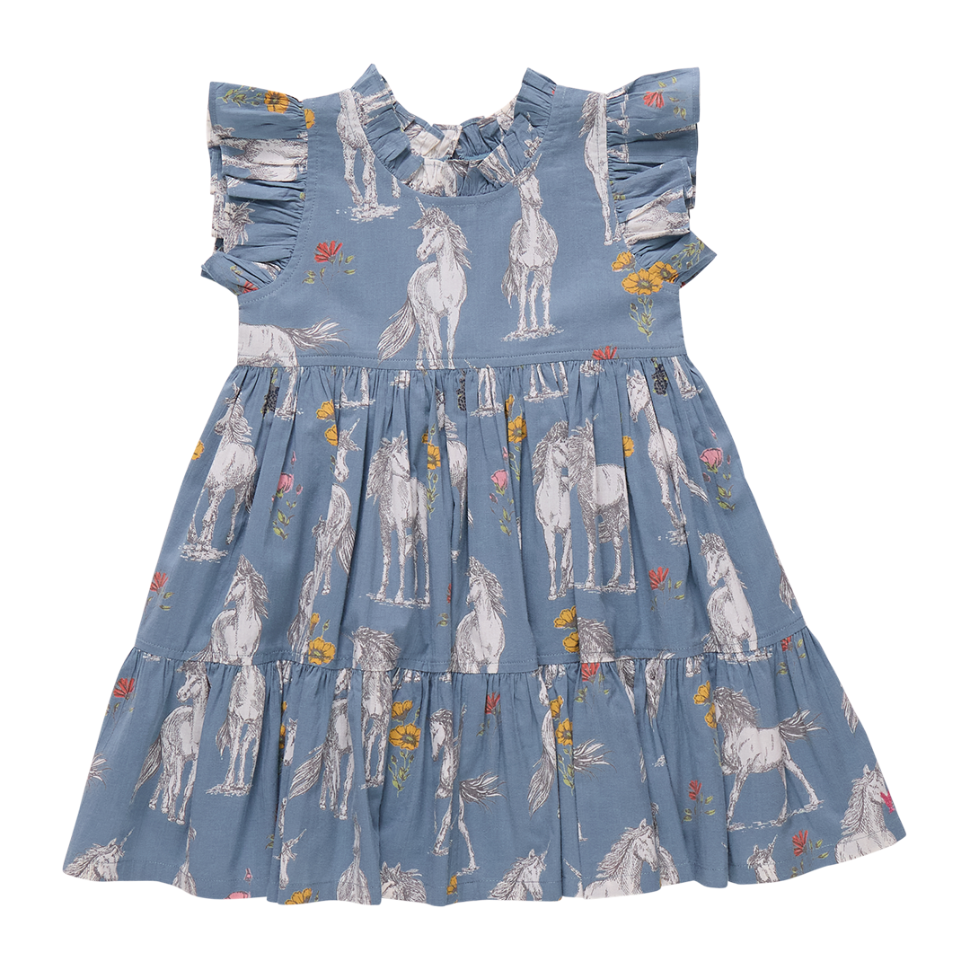 Pink Chicken Girls Jennifer Dress - Unicorn Field