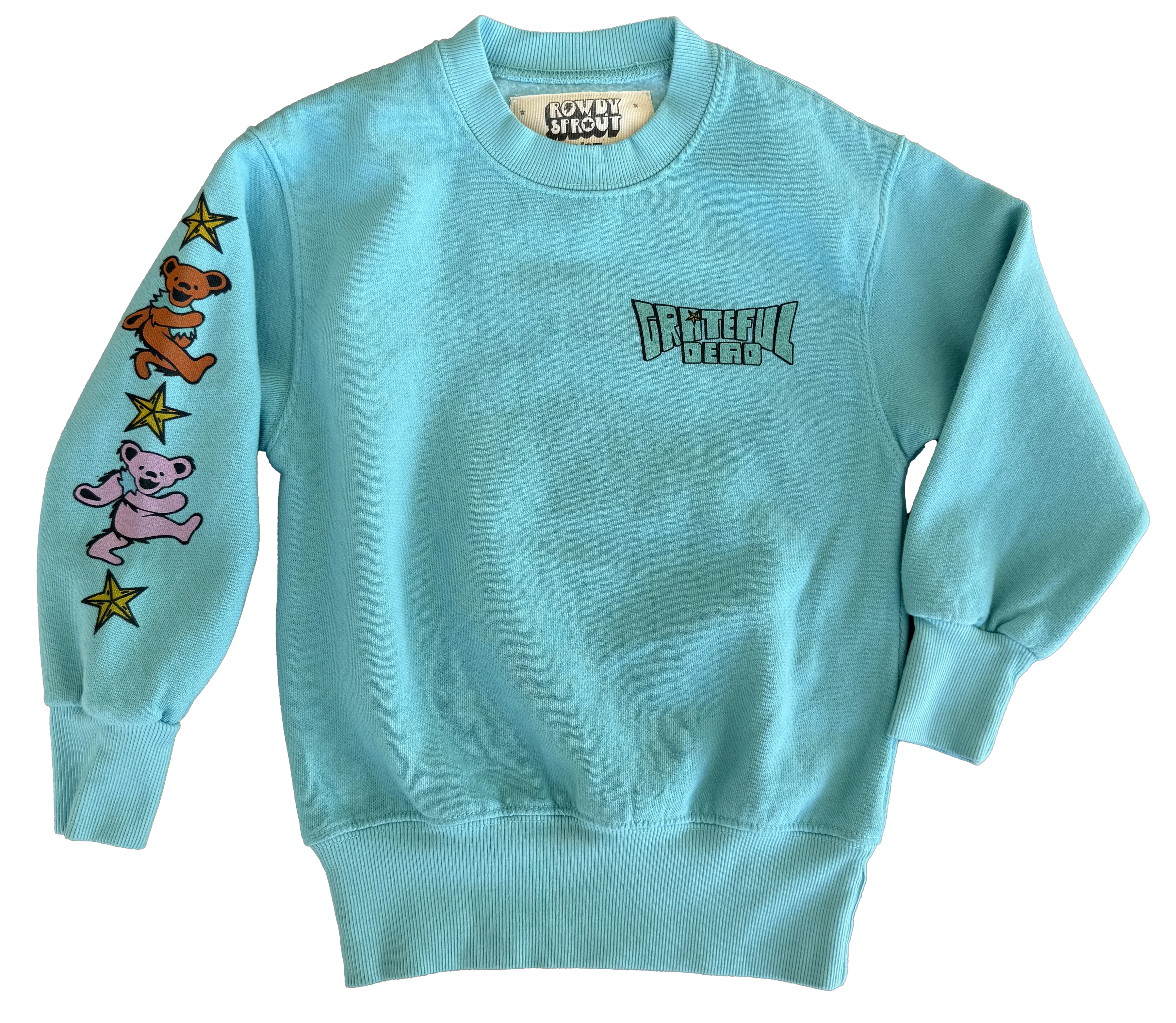 Rowdy Sprout Grateful Dead Cosmic Crewneck - Blue
