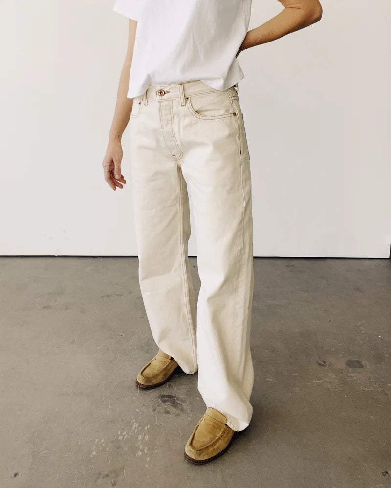Hey Gang The Wide Slouch - Ecru