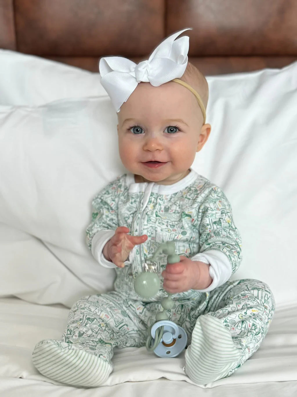 Joy Street Golf Zip Baby Onesie