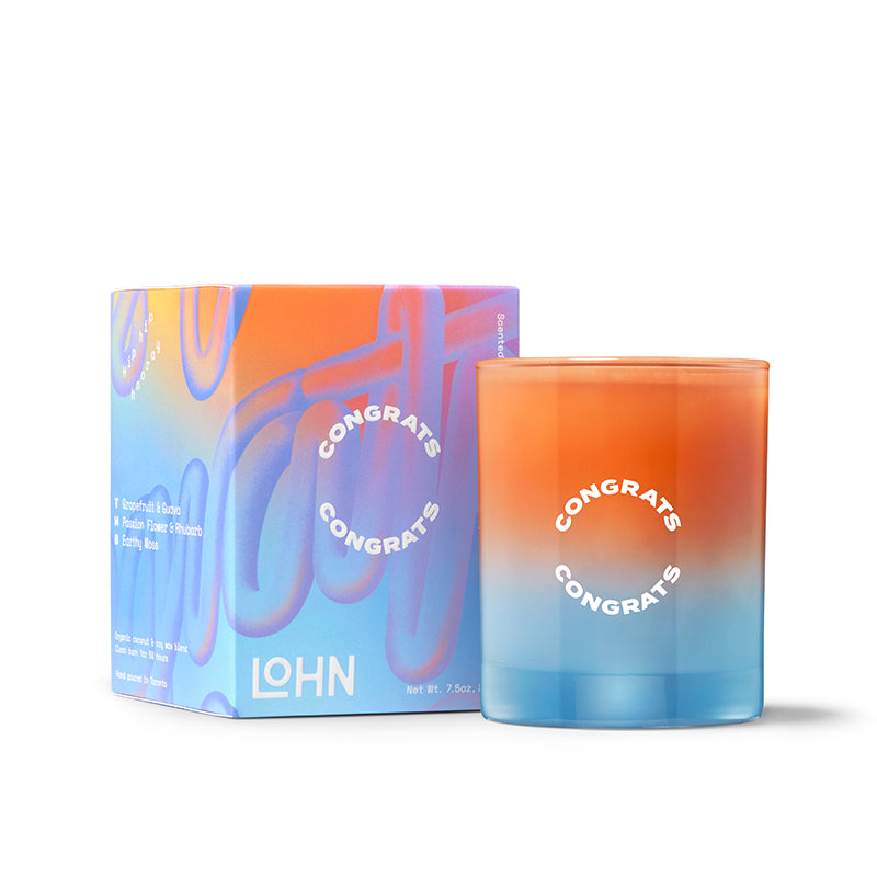 CONGRATS Candle - Grapefruit + Neroli