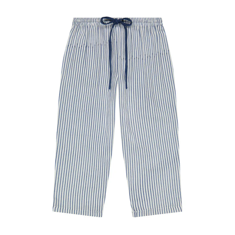 Mer St. Barth Boys La Plage Drawstring Pant - Marine Stripe