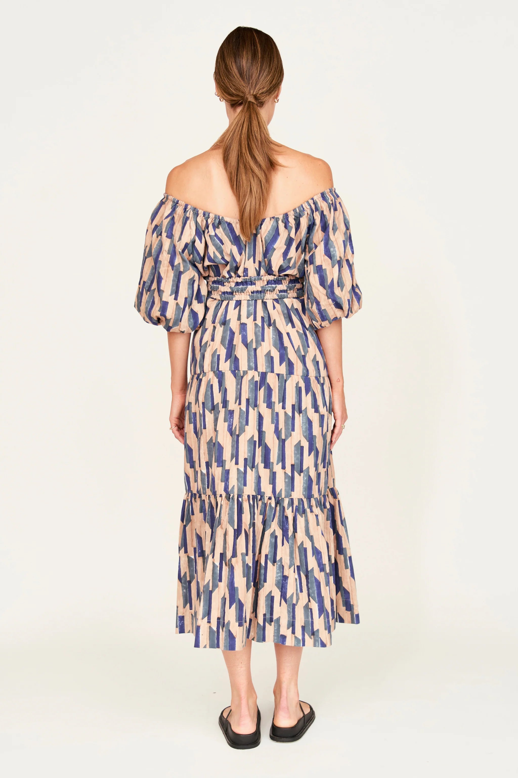 MIRTH Capri Dress - Cerulean Rainfall