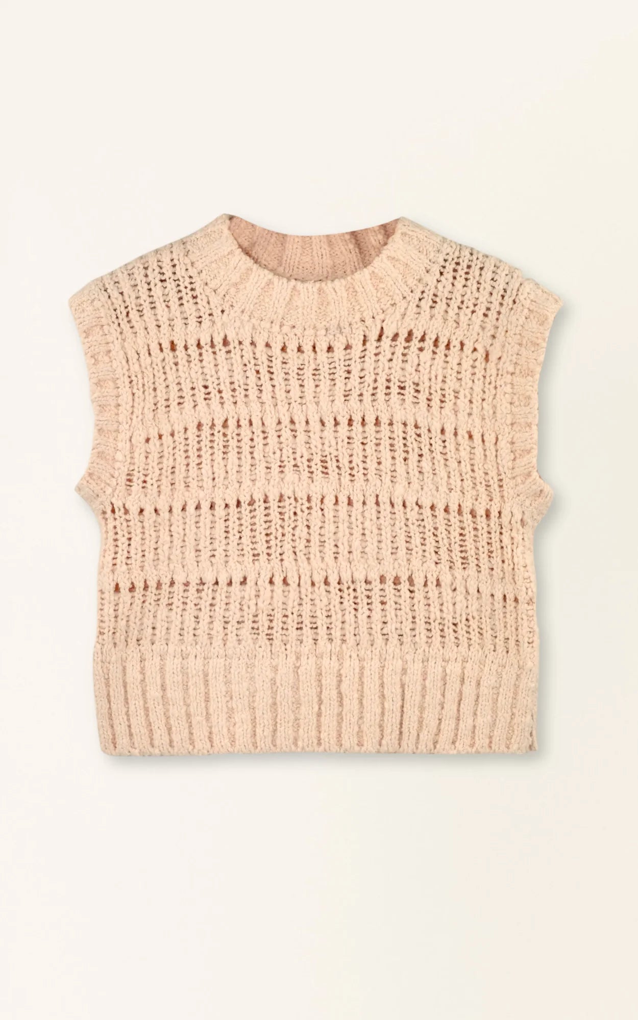 MIRTH Marin Ladderstitch Vest - Washed Terracota