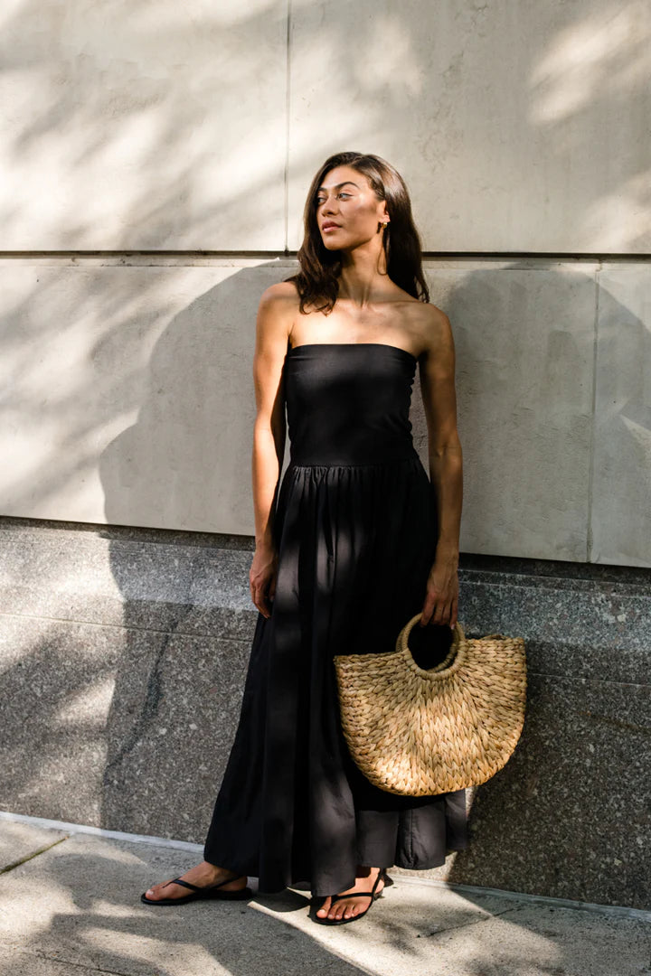Natalie Busby Jersey Pop Dress - Black