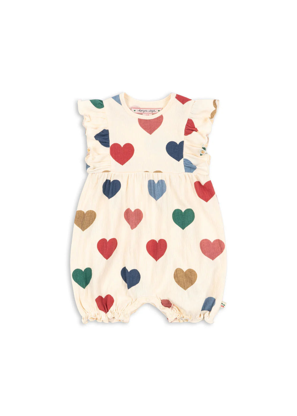 Konges Slojd Chleo Frill Romper - Bon Coeur Colore
