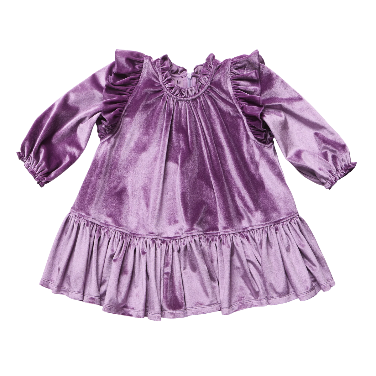 Pink Chicken Girls Harper Dress - Lavender Velour