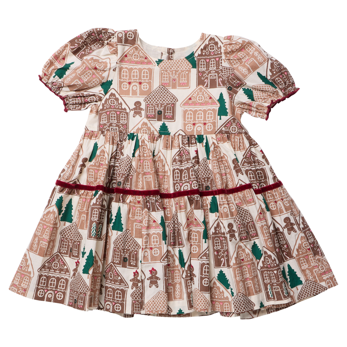 Pink Chicken Girls Eliza Dress - Gingerbread Houses