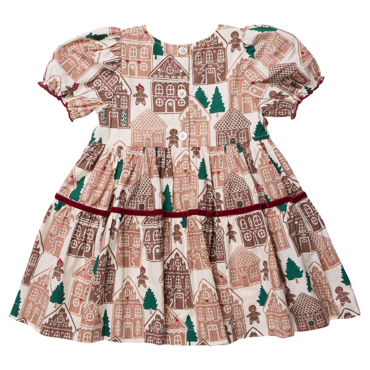 Pink Chicken Girls Eliza Dress - Gingerbread Houses