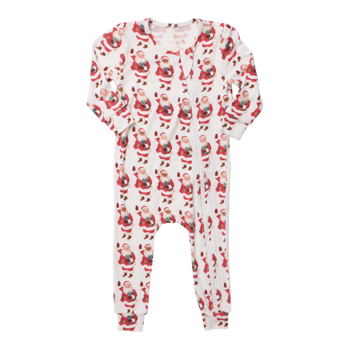 Pink Chicken Baby Bamboo Romper - Vintage Santas