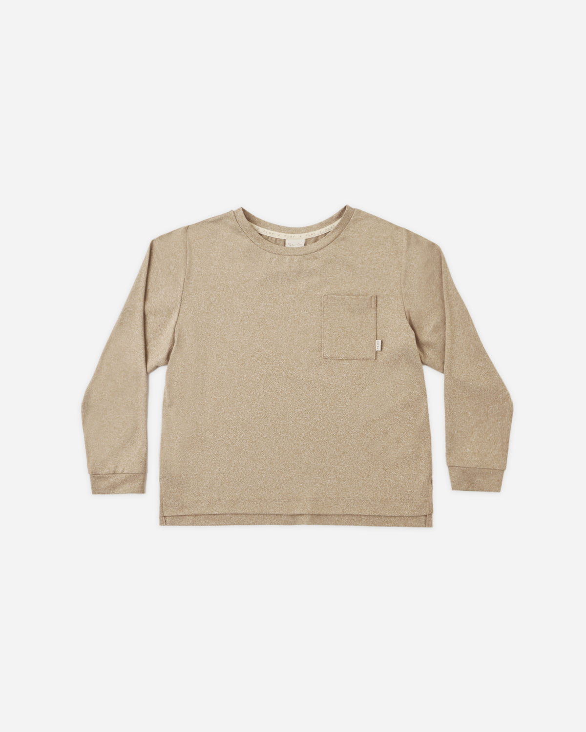 PLAY by Rylee + Cru Long Sleeve Pocket Tee - Heathered Olive