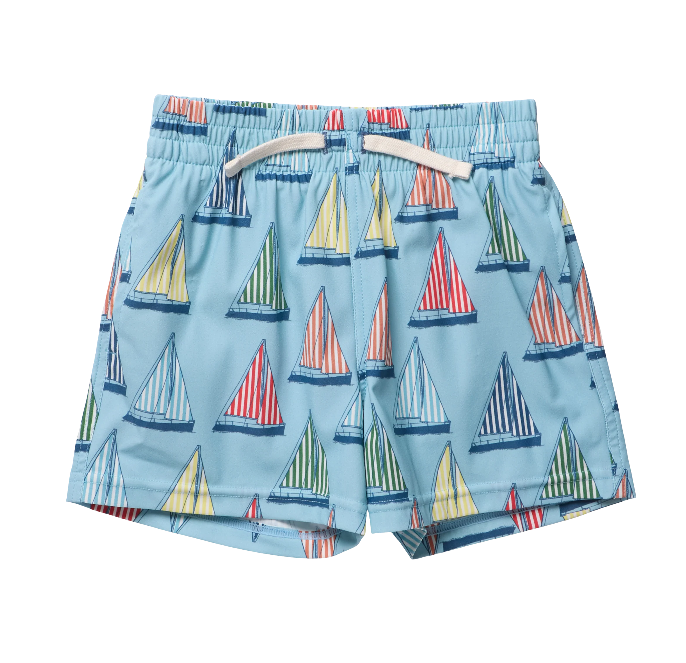 Pink Chicken Baby Boys Swim Trunk - Blue Regatta