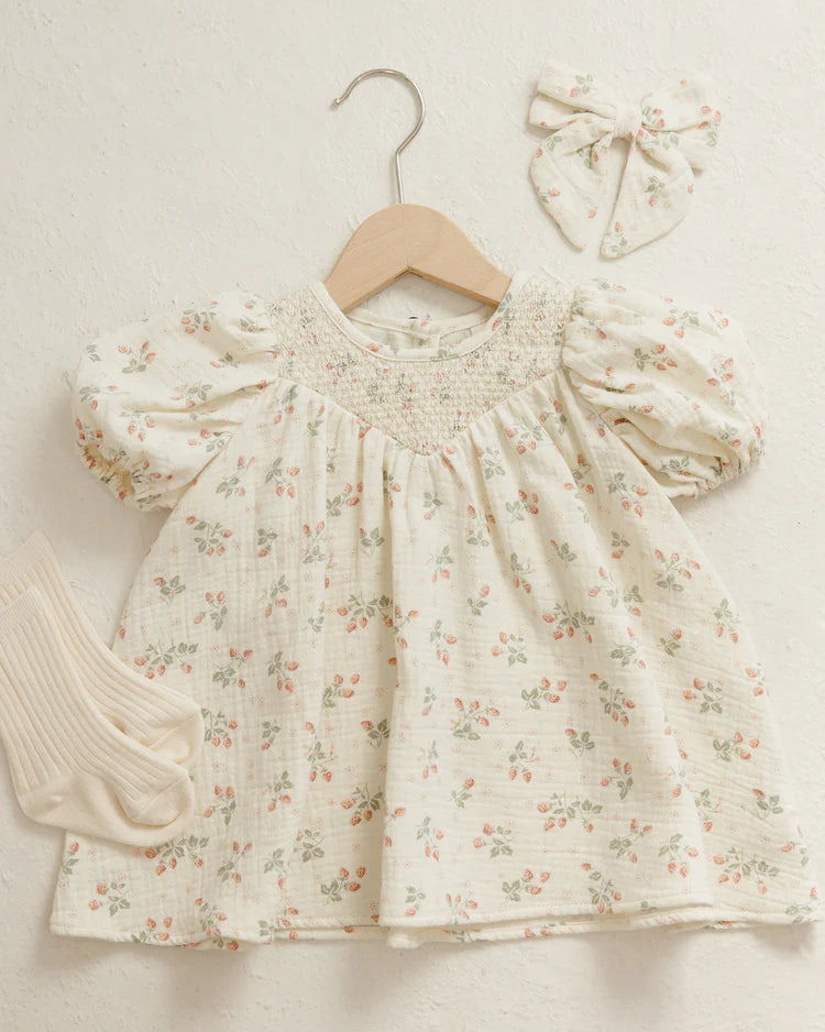 Quincy Mae Carina Dress - Strawberries