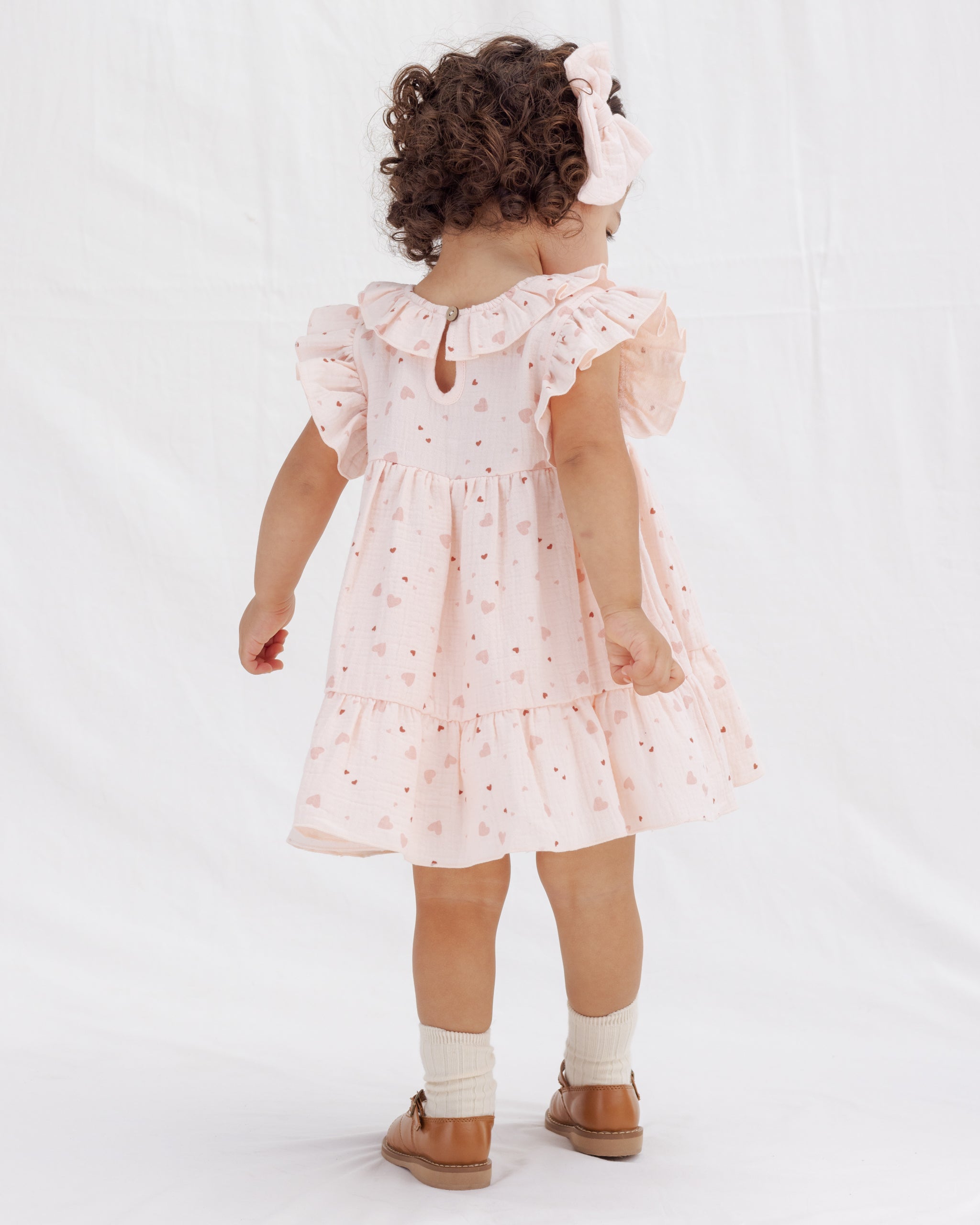 Quincy Mae Charlotte Dress - Heart Confetti