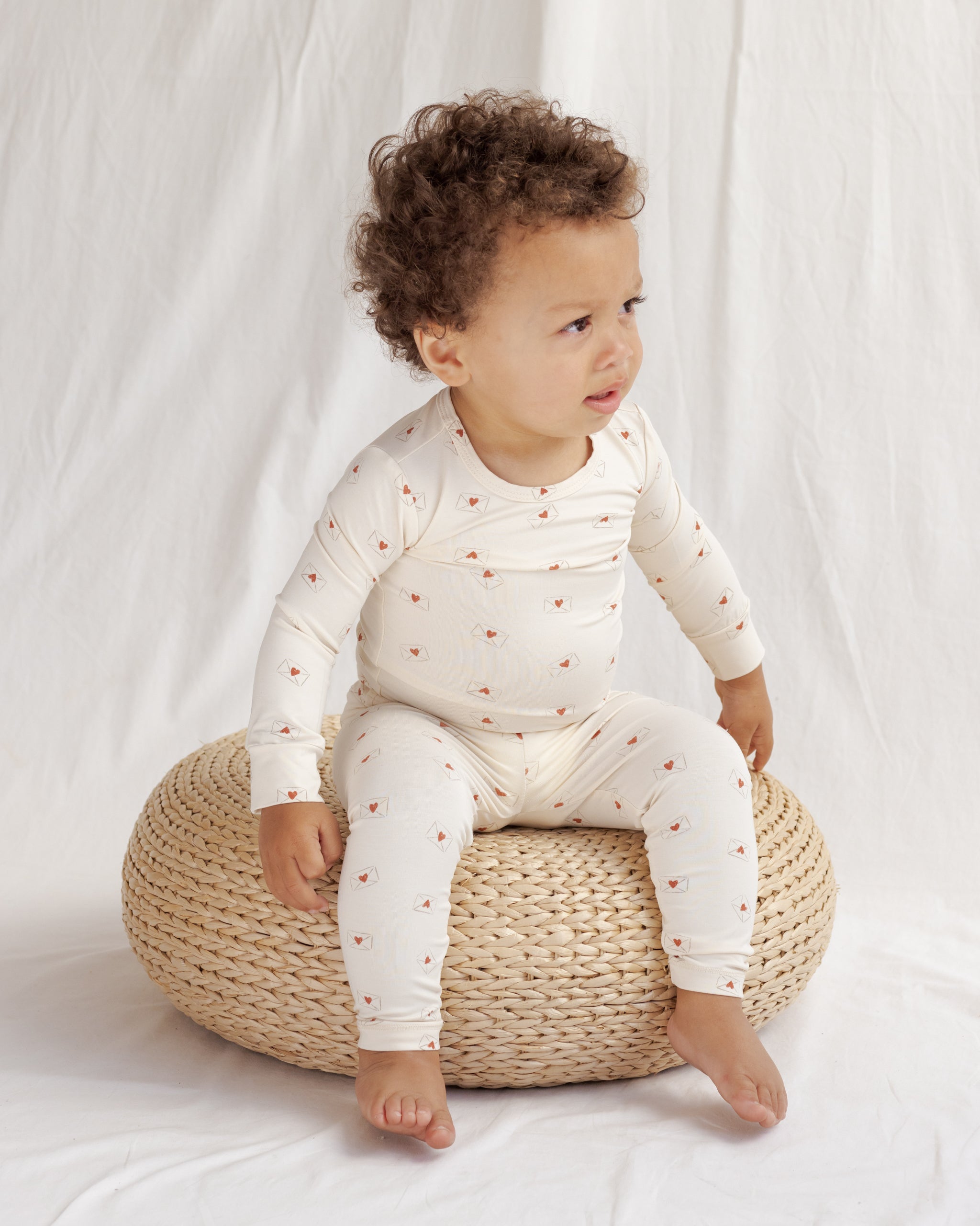 Quincy Mae Bamboo Pajama Set - Valentine