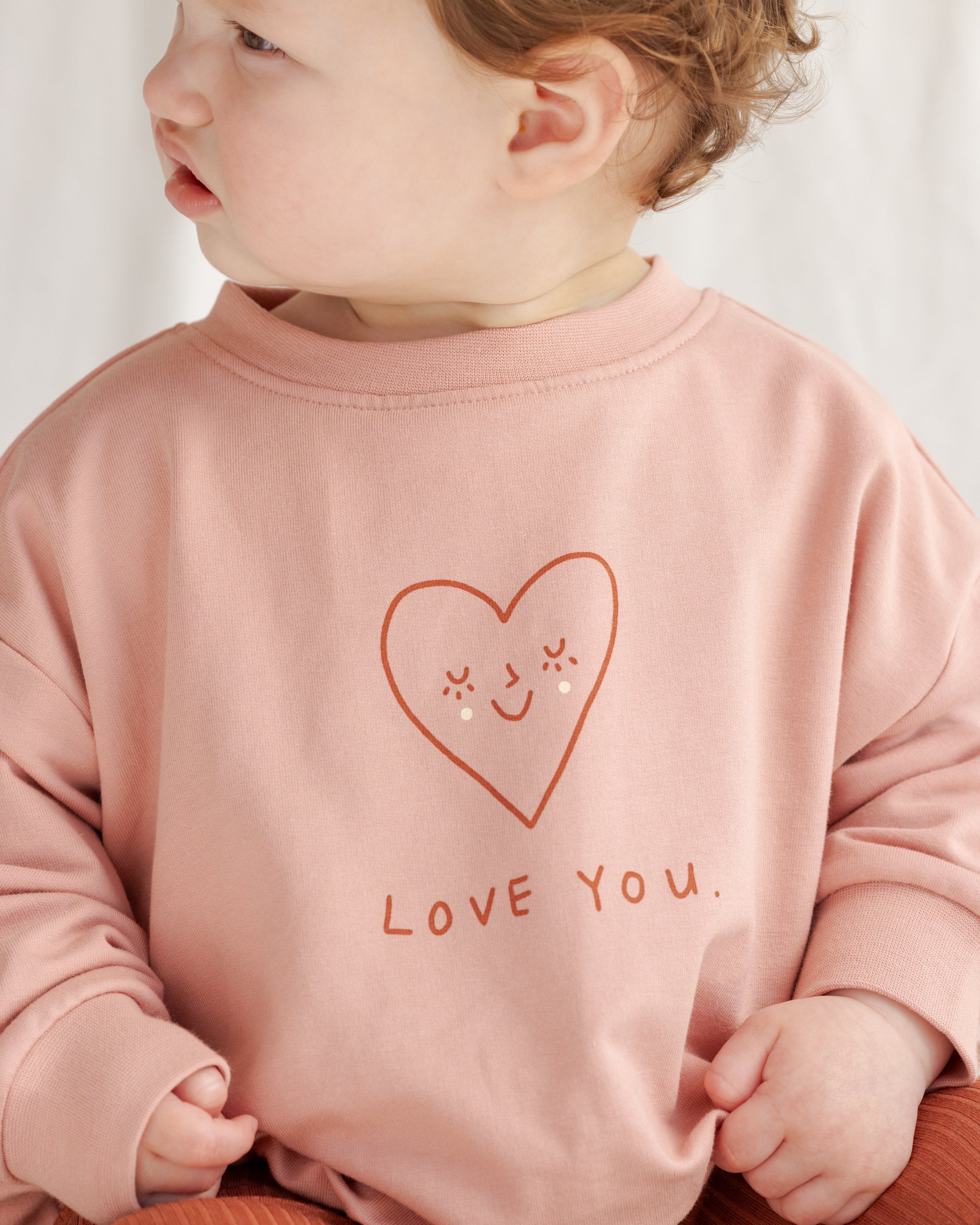 Quincy Mae Relaxed Sweatshirt - Love
