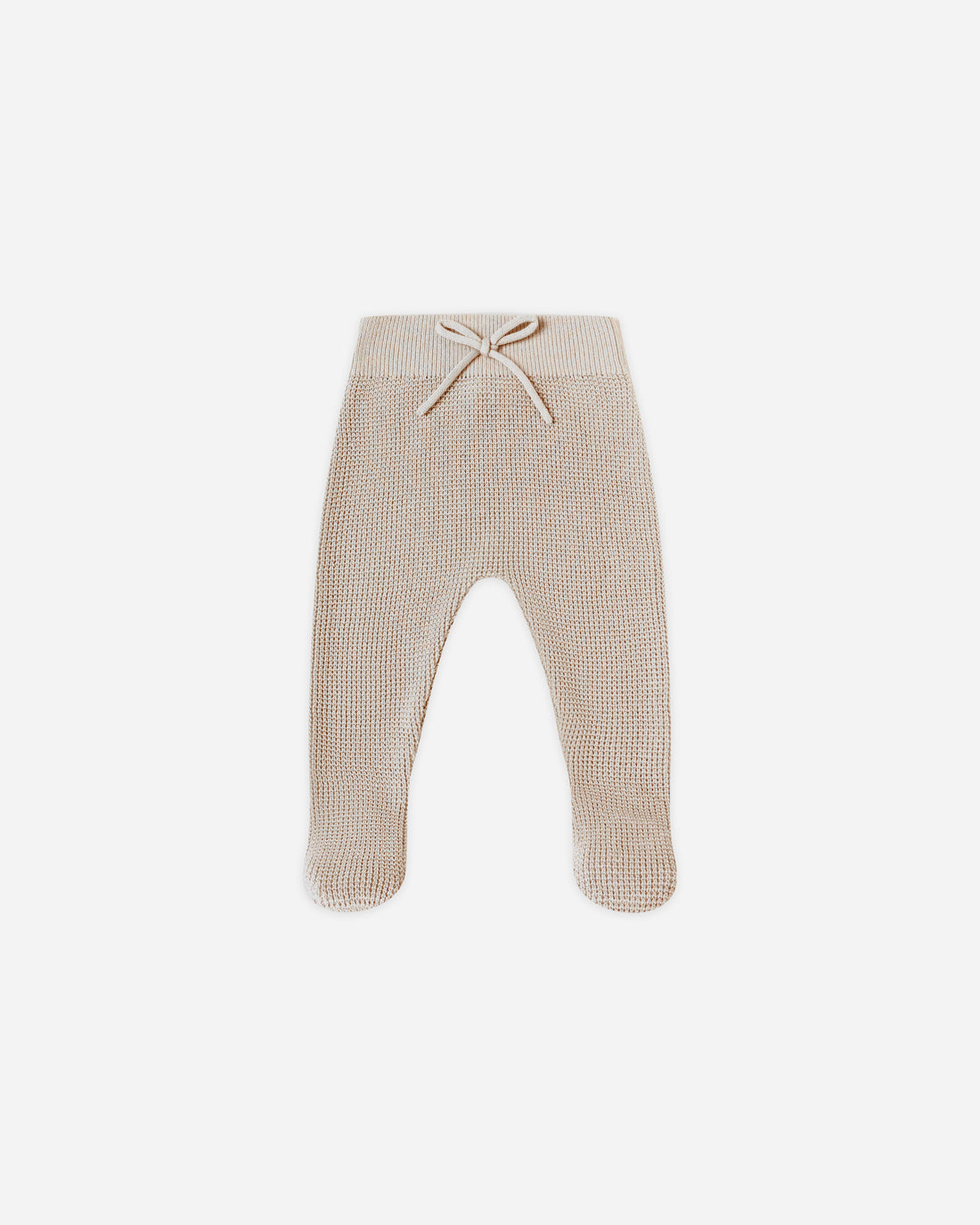 Quincy Mae Footed Knit Pant - Oat