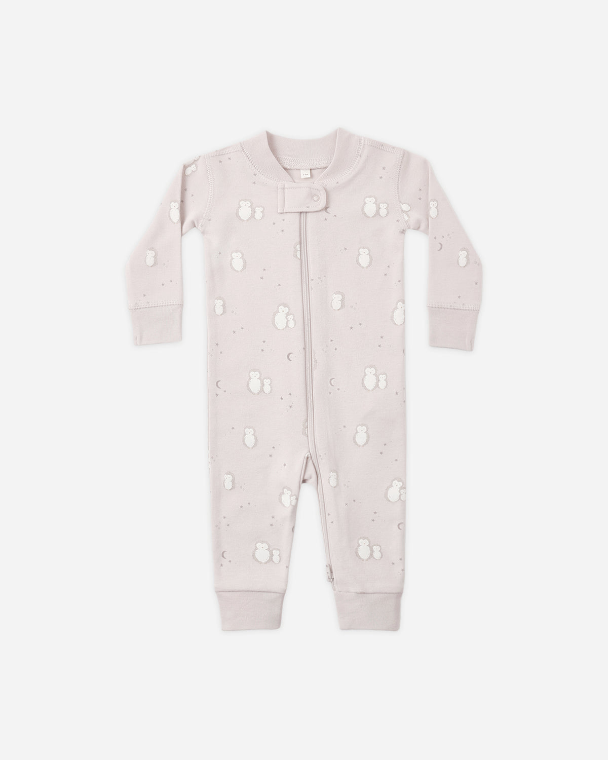Quincy Mae Zip Long Sleeve Sleeper - Owls