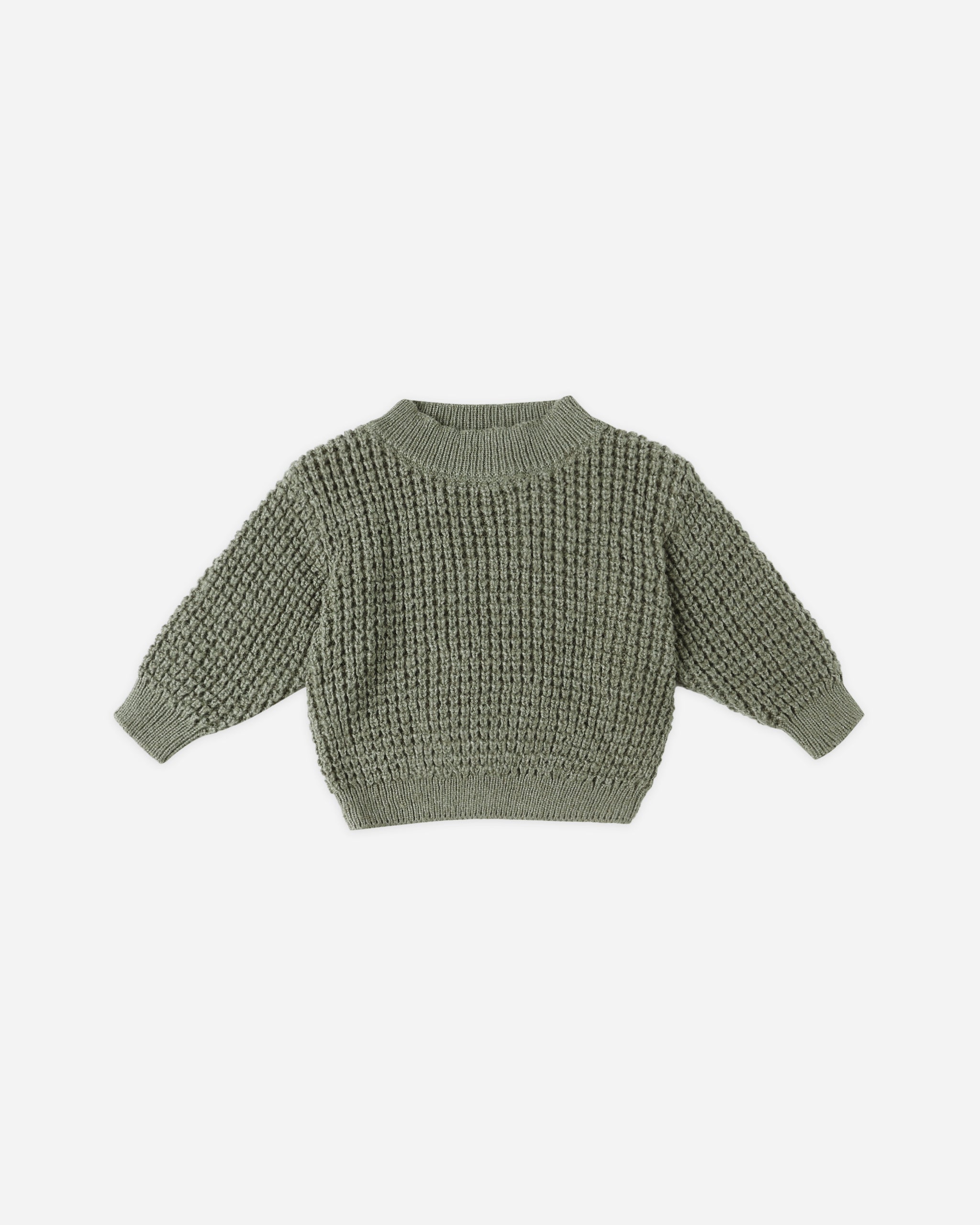 Quincy Mae Chunky Knit Sweater - Forest