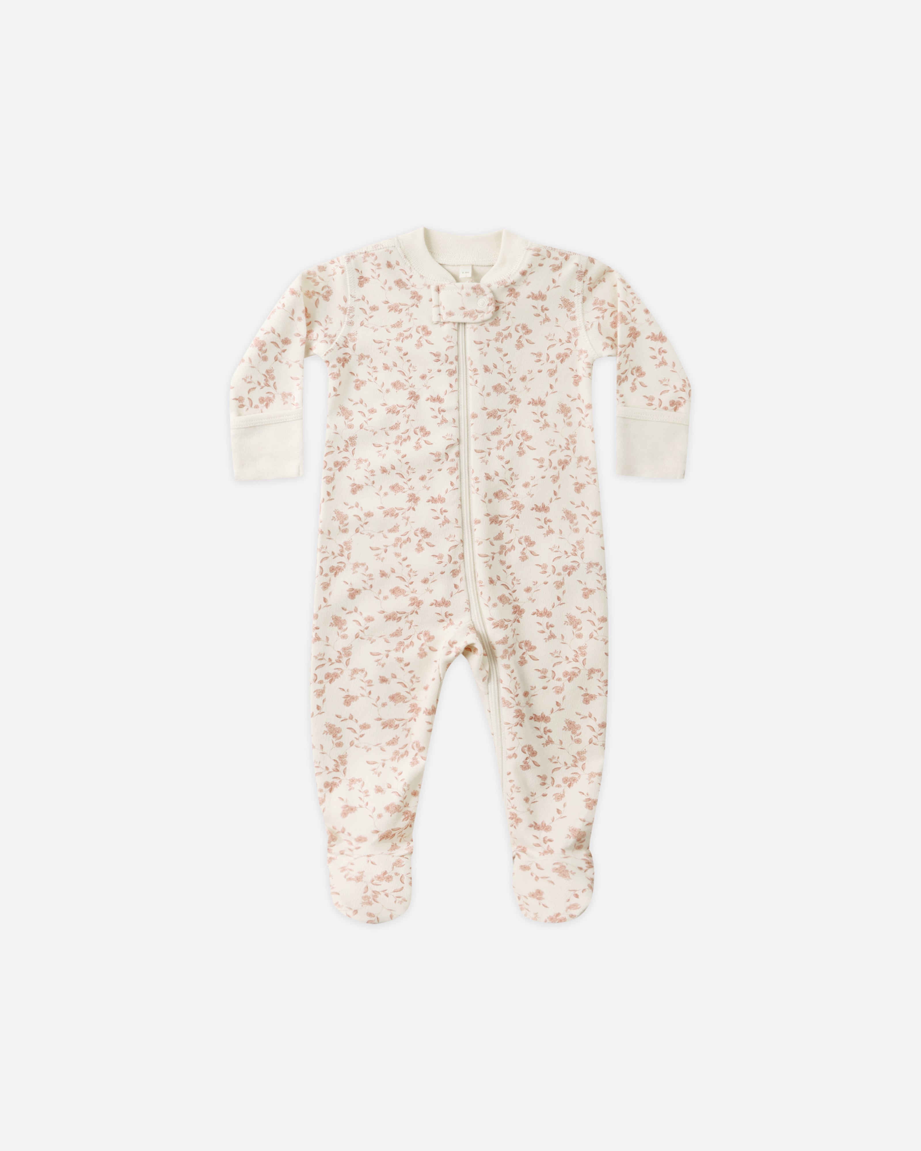 Quincy Mae Zip Long Sleeve Sleeper Footie - French Garden