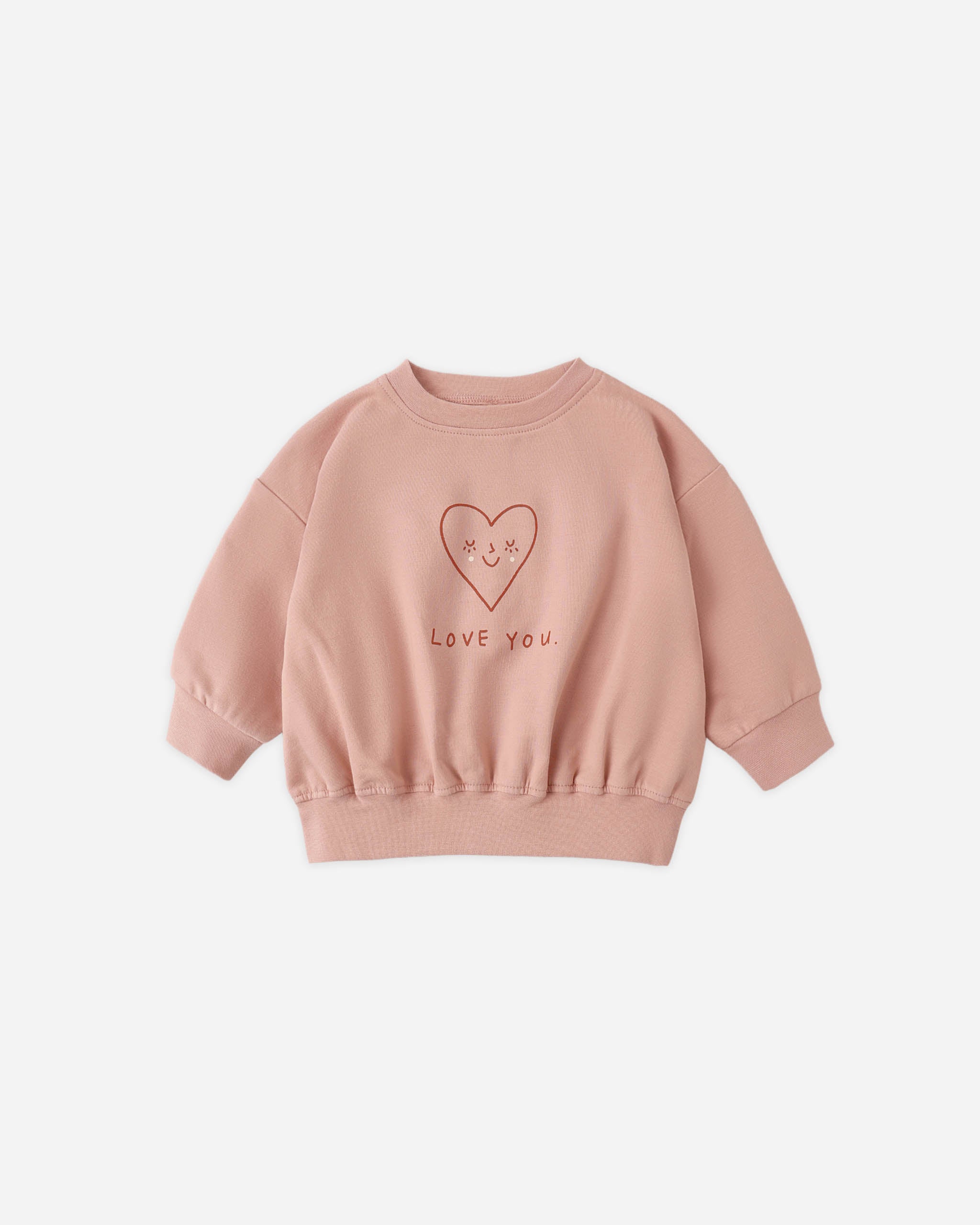 Quincy Mae Relaxed Sweatshirt - Love