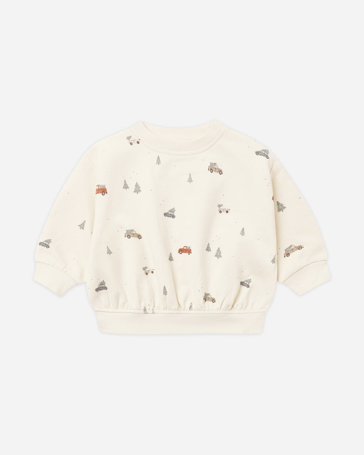 Quincy Mae Relaxed Fleece Sweatshirt - Holiday Drive