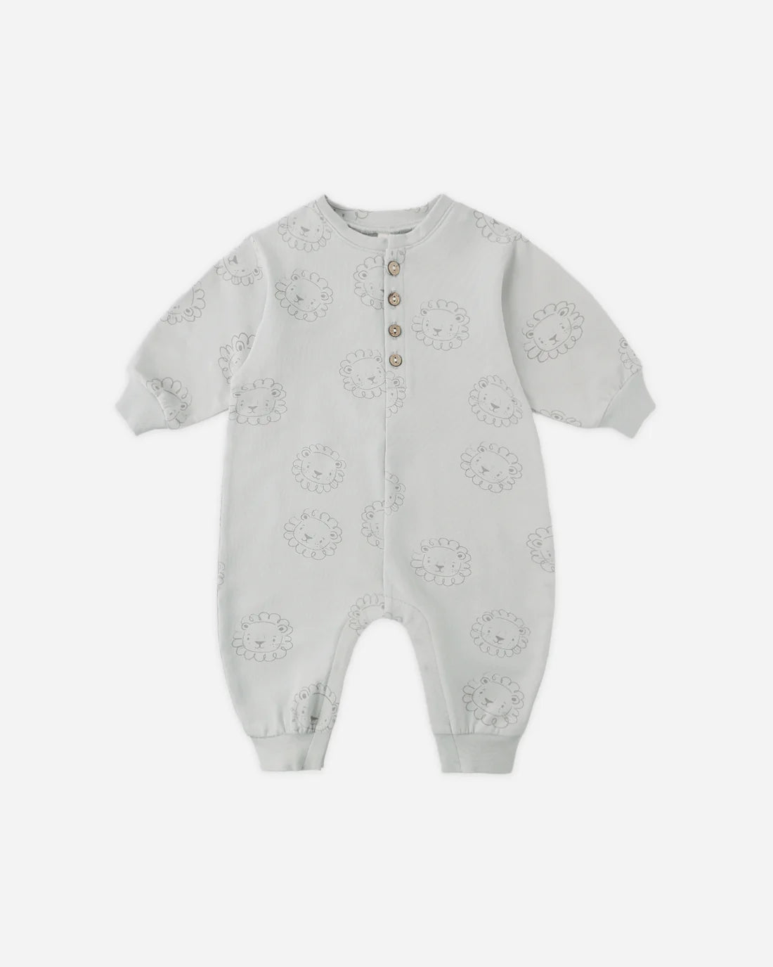 Quincy Mae Relaxed Fleece Jumpsuit - Lions